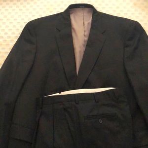 Hart Schaffner Marx black suit